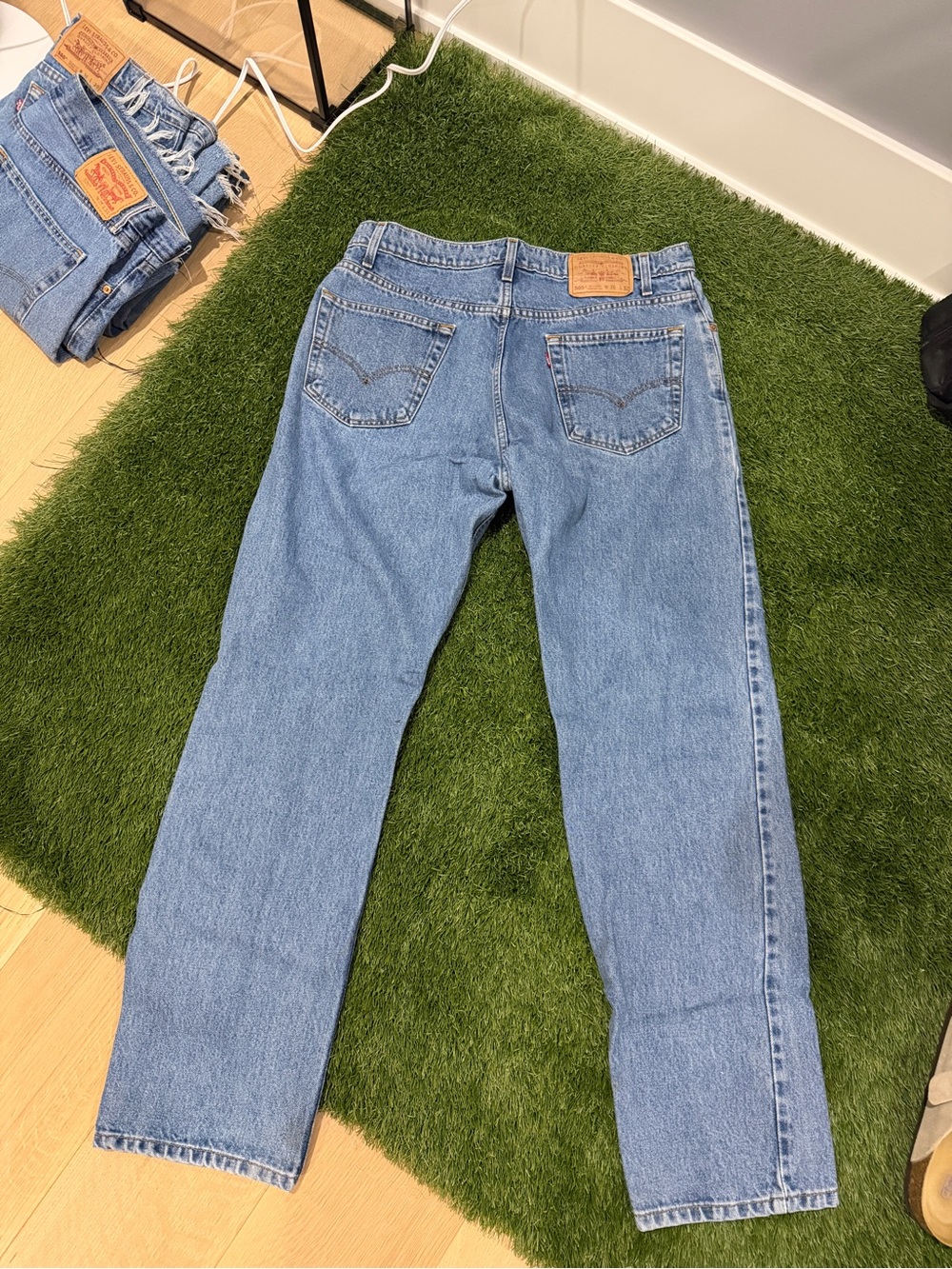 Levi's 505 Light Blue Straight-Leg Men’s Jeans - 34/36